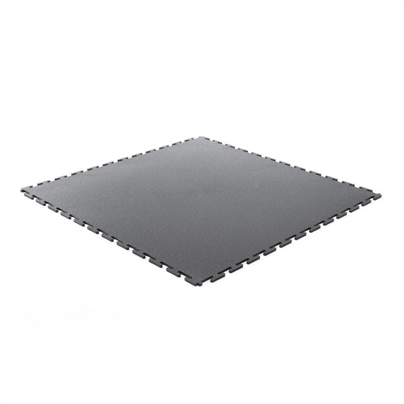 Dalles PVC clipsable martelé gris foncé 500x500x4,5mm