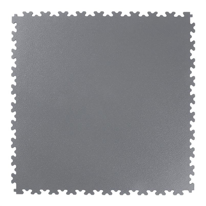 Dalles PVC clipsable martelé gris foncé 500x500x4mm
