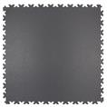 Dalles PVC clipsable martelé gris foncé 515x515x7mm