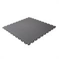 Dalles PVC clipsable martelé gris foncé 515x515x7mm