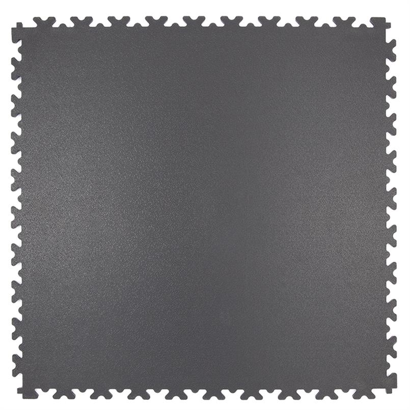 Dalles PVC clipsable martelé gris foncé 515x515x7mm