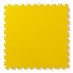 Dalles PVC clipsable martelé jaune 500x500x4mm