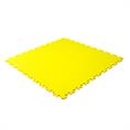 Dalles PVC clipsable martelé jaune 515x515x7mm