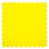 Dalles PVC clipsable martelé jaune 515x515x7mm