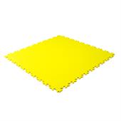 Dalles PVC clipsable martelé jaune 515x515x7mm