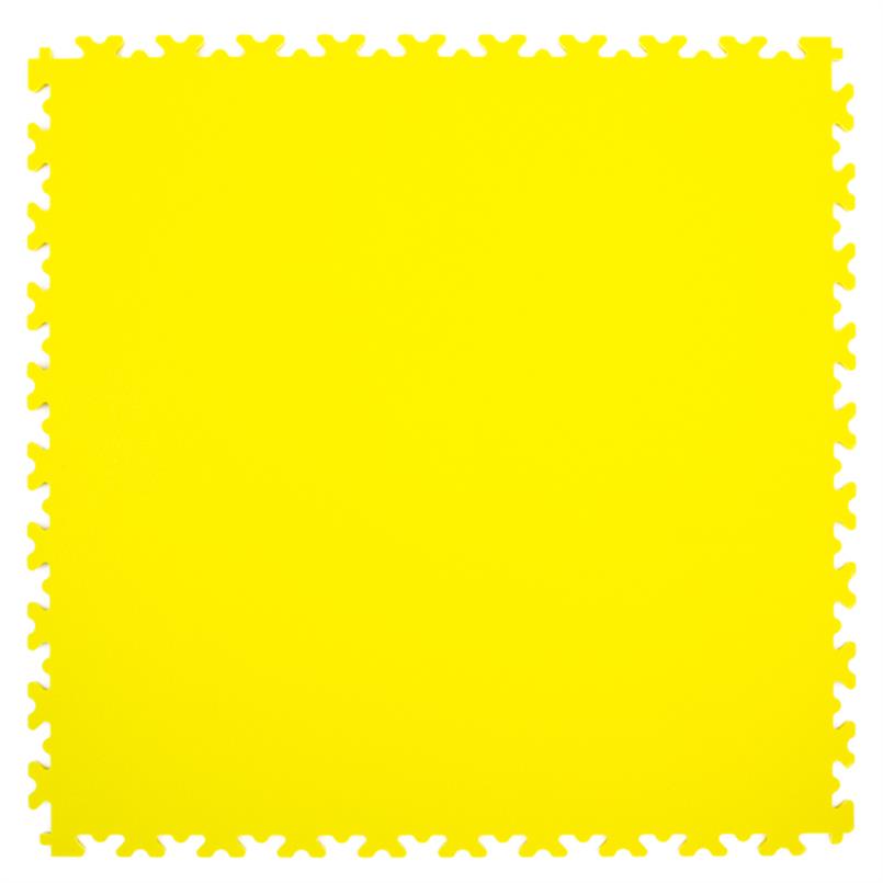 Dalles PVC clipsable martelé jaune 515x515x7mm