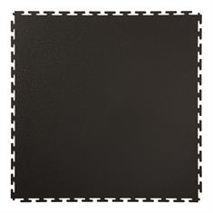 Dalles PVC clipsable martelé noir 500x500x4,5mm