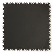 Dalles PVC clipsable martelé noir 500x500x7mm