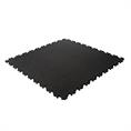 Dalles PVC clipsable martelé noir 515x515x7mm