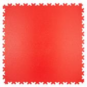 Dalles PVC clipsable martelé rouge 510x510x7mm