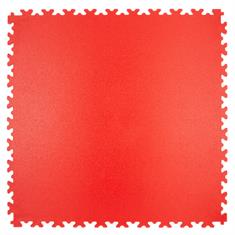 Dalles PVC clipsable martelé rouge 515x515x7mm