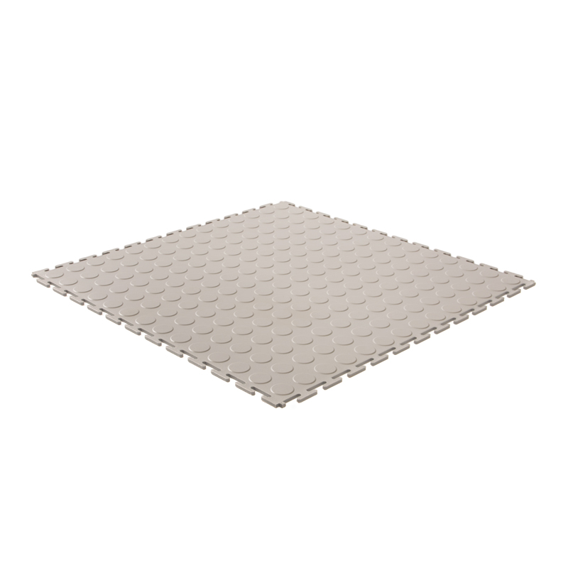 Dalles PVC clipsable pastille gris clair 500x500x4,5mm