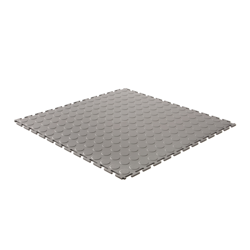Dalles PVC clipsable pastille gris foncé 500x500x4,5mm