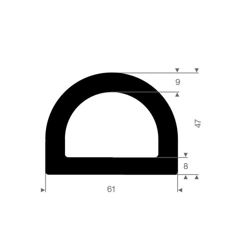 Défense de quai LxH=61x47mm (L=15m)