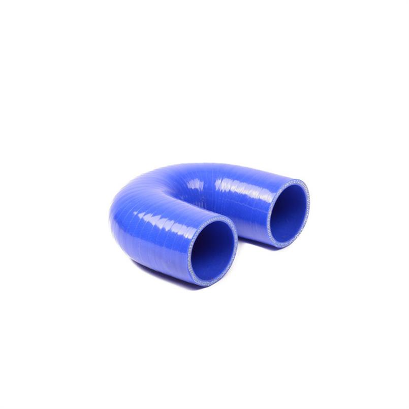 Durite coude silicone 180 degrés bleu D=16mm L=100mm