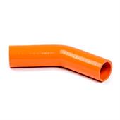 Durite coude silicone 45 degrés orange D=63mm L=150mm