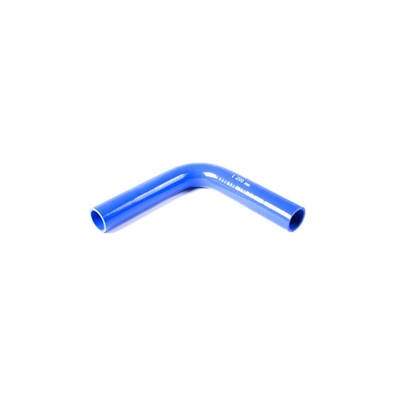 Durite coude silicone 90 degrés bleu D=115mm L=200mm