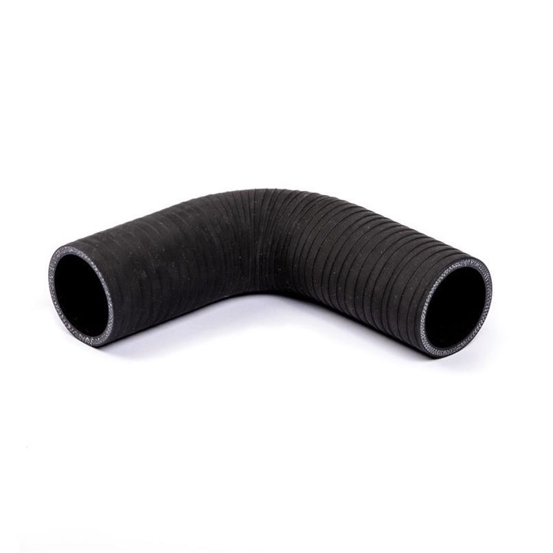 Durite coude silicone 90 degrés noir mat D=76mm L=150mm