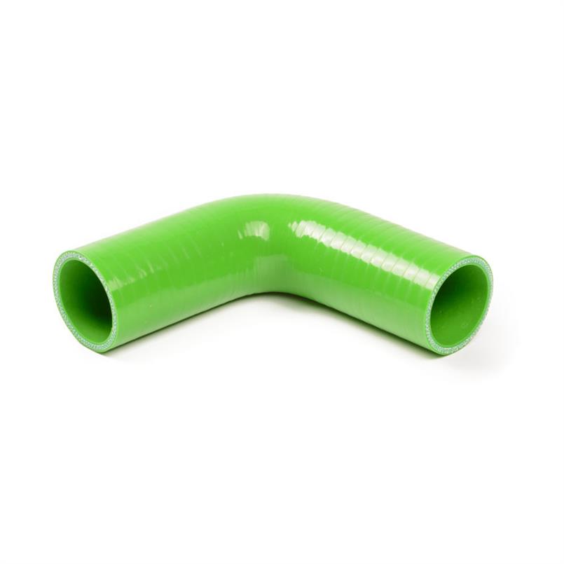 Durite coude silicone 90 degrés vert clair D=35mm L=150mm