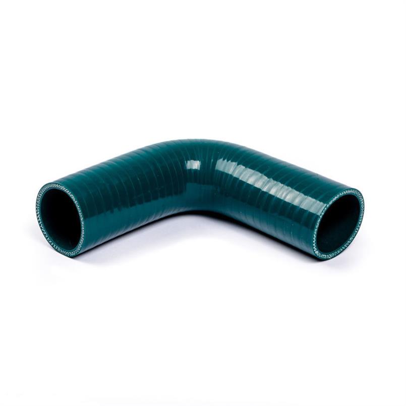 Durite coude silicone 90 degrés vert foncé D=32mm L=150mm