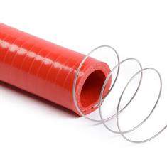 Durite silicone avec spirale acier rouge D=11mm L=1000mm