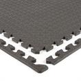 EVA FOAM tegel checker donkergrijs 600x600x12mm (4 tegels+randen)