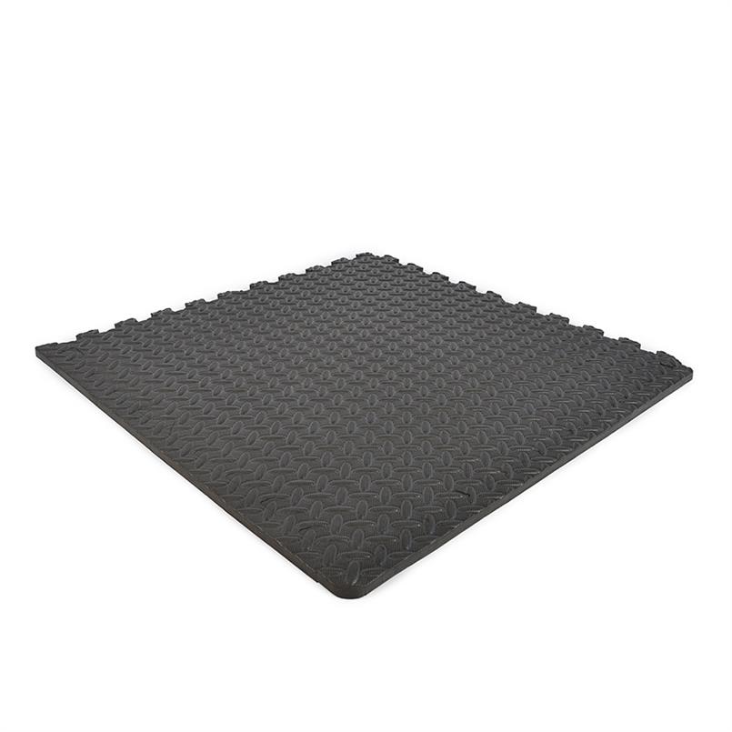 EVA FOAM tegel checker donkergrijs 600x600x12mm (4 tegels+randen)