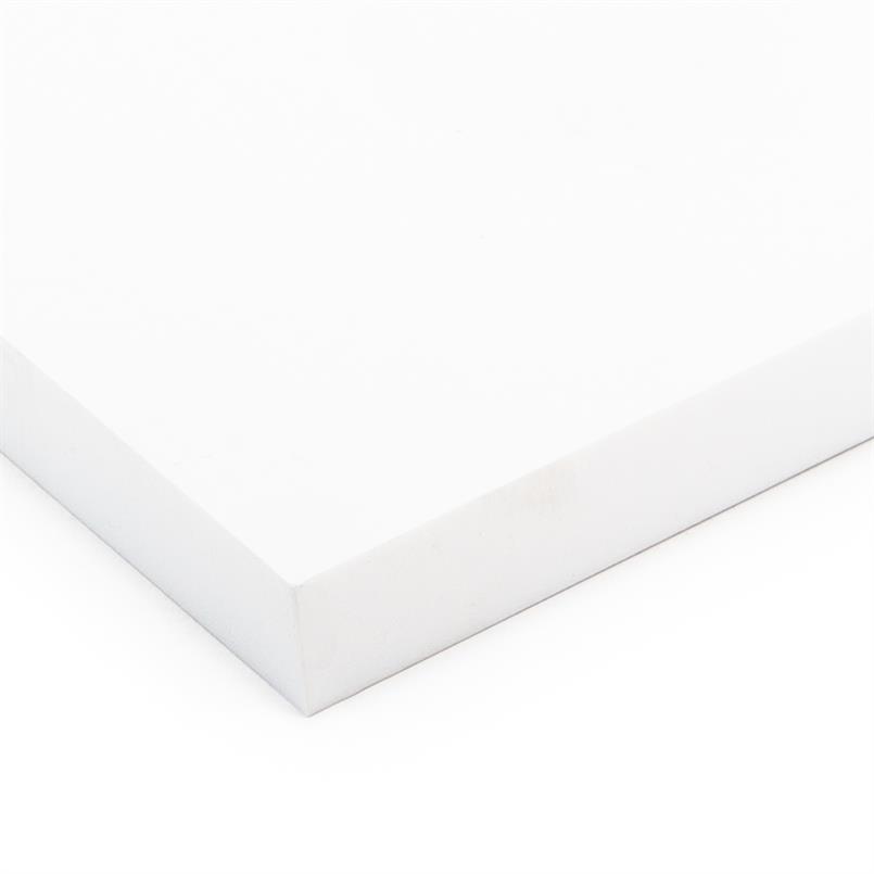 Feuille PTFE blanc 600x600x25mm