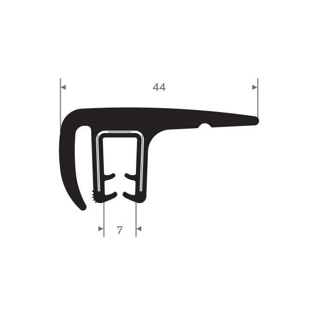 Joint Bourrelet 7mm / L=44mm (L=25m)