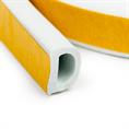 Joint caoutchouc adhésif blanc Profilé D LxH=21x15mm (L=50m)