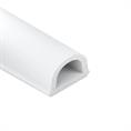 Joint caoutchouc adhésif blanc Profilé D LxH=21x15mm (L=50m)