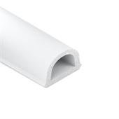 Joint caoutchouc adhésif blanc Profilé D LxH=21x15mm (L=50m)