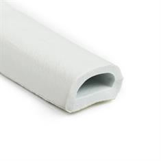 Joint caoutchouc adhésif blanc Profilé D LxH=21x15mm