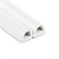 Joint caoutchouc adhésif blanc Profilé D LxH=9,5x9,5mm (L=50m)