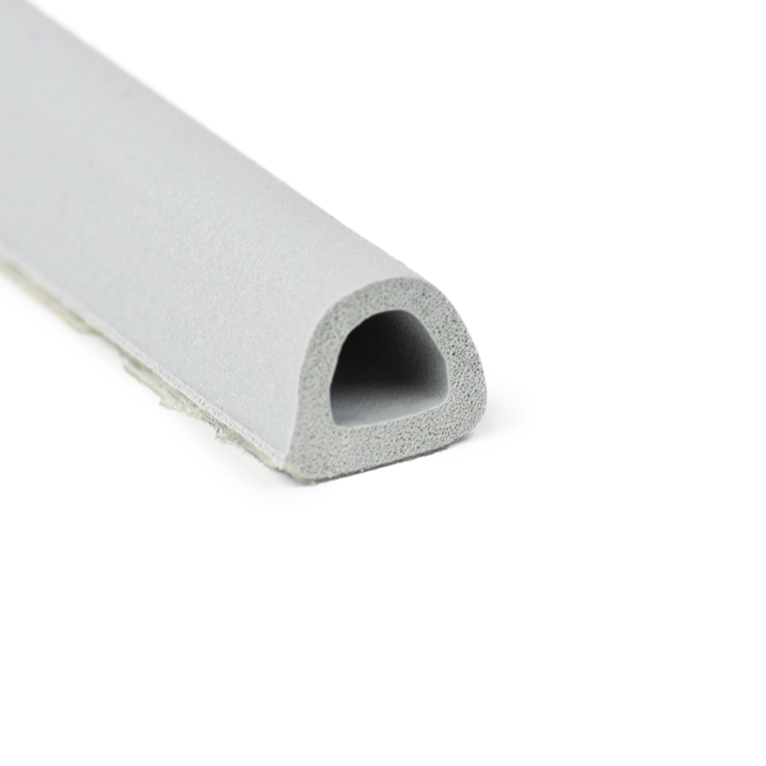 Joint caoutchouc adhésif gris Profilé D LxH=12x10mm (rouleau 50 m) de  profil en d auto-adhésif