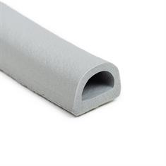 Joint caoutchouc adhésif gris Profilé D LxH=21x15mm (L=50m)