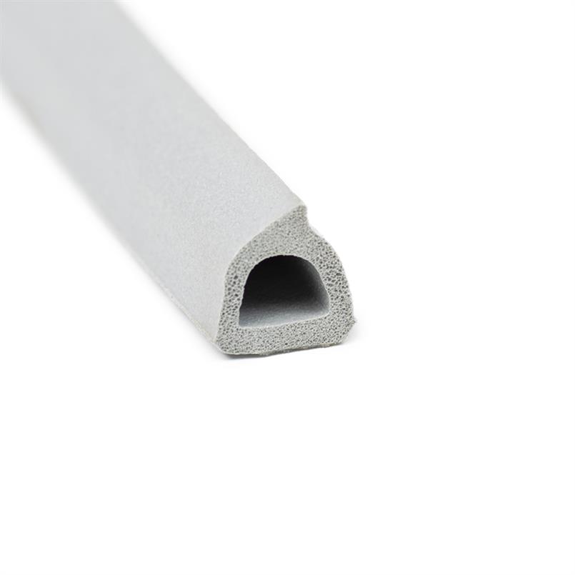 Joint caoutchouc adhésif gris Profilé D LxH=9,5x9,5mm (L=50m)