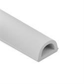 Joint caoutchouc adhésif gris Profilé D LxH=9x6mm (L=100m)