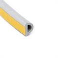 Joint caoutchouc adhésif gris Profilé D LxH=9x6mm
