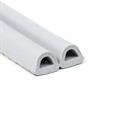 Joint caoutchouc adhésif gris Profilé D LxH=9x6mm