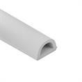 Joint caoutchouc adhésif gris Profilé D LxH=9x6mm