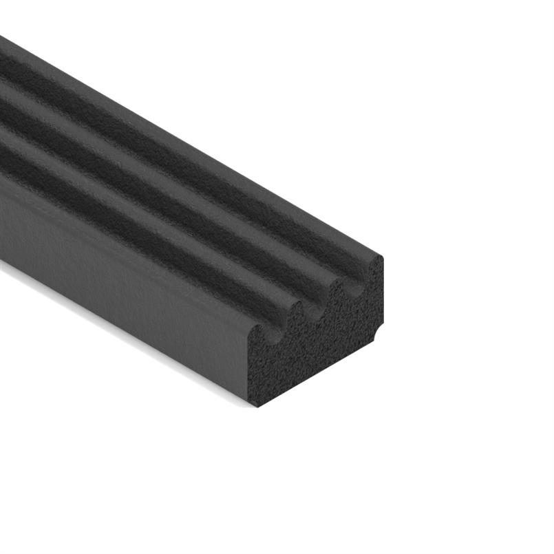 Joint caoutchouc adhésif Profilé K LxH=15x8mm (L=50m)