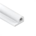 Joint caoutchouc adhesif Profilé P blanc LxH=9x5,5mm (L=100m)