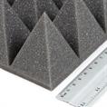 Mousse Pyramide gris 200x100x7cm auto-adhésif