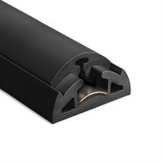 Pare-chocs PVC noir LxH=65x37mm (L=24m)
