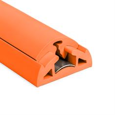 Pare-chocs PVC orange LxH=65x37mm (L=24m)