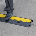 Passage de cable 2 canaux noir/jaune LxLxH 980x255x45mm
