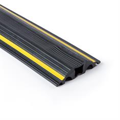 Passage de câble 5 canaux noir/jaune LxLxH 9000x64x15mm