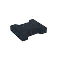 Pave caoutchouc noir 20x16,5x4,3cm