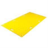 Plaque de route en plastique jaune (2x1m)